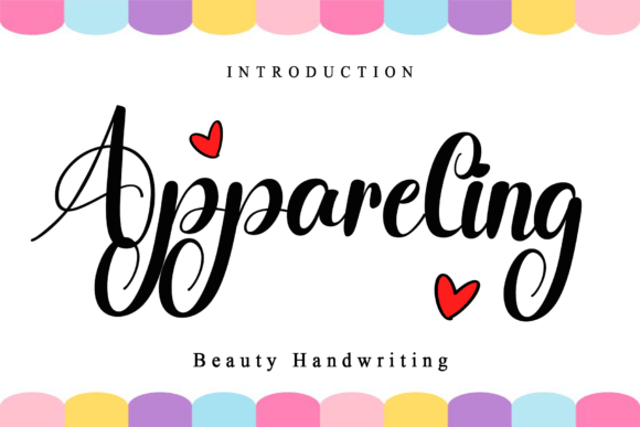 Appareling: A Handwritten Font for Creative Makers