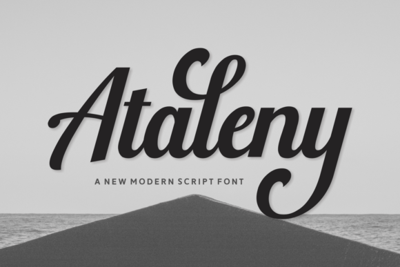 Ataleny Font: Bold Script for Creative Projects