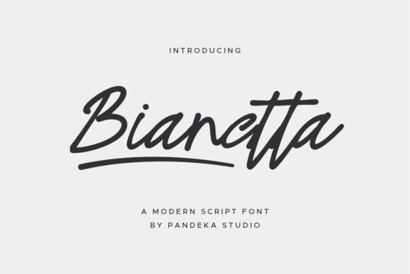 Bianetta: A Script Font for Elegant Web Design