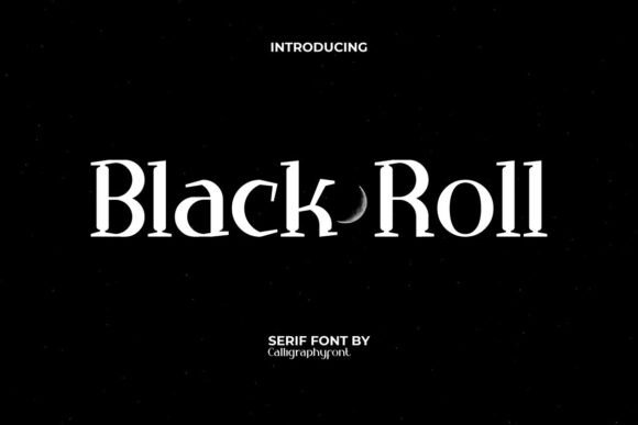 Black Roll Font for Professional Branding