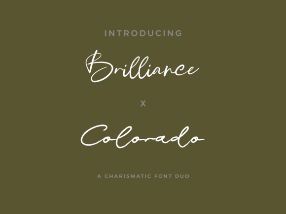 Brilliance X Colorado Duo Font
