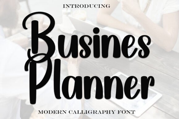 Busines Planner: A Stylish Font for Web Design