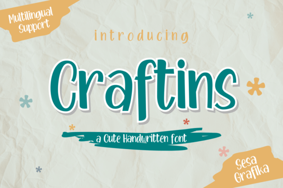 Craftins: A Trendy Handwritten Font