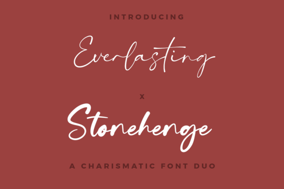 Everlasting X Stonehenge: Elegant Script for Creative Brands