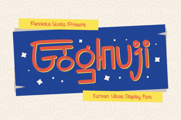Goghuji: A Korean Vibes Typeface