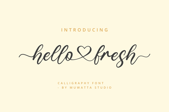 Hello Fresh: A Font That Speaks to the Soul