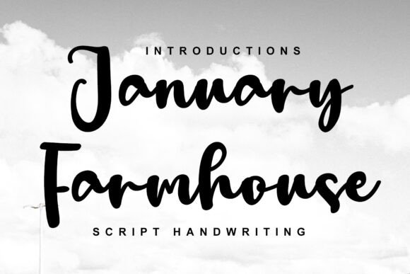 January Farmhouse Font