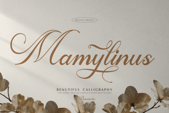 Mamylinus: A Beautiful Calligraphy Font