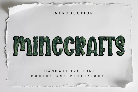 Minecrafts Font for Business