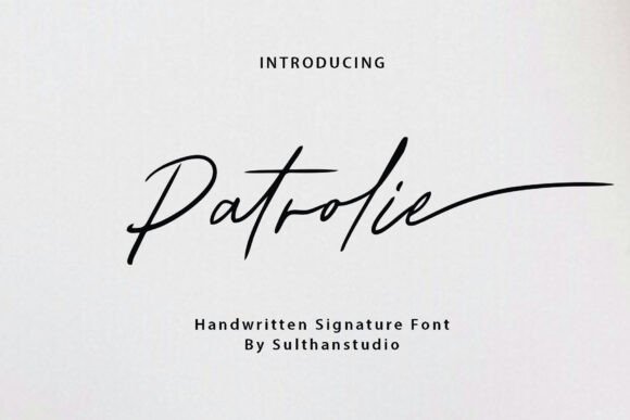 Patrolie: A Font for Creative Business
