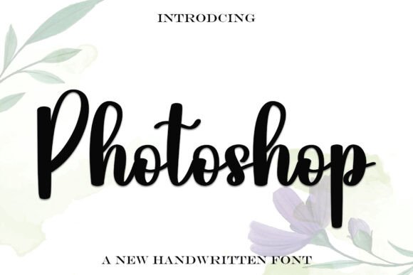 Photoshop Font for Professional Branding