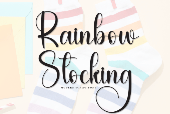 Rainbow Stocking Font