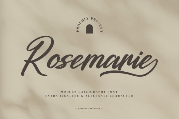 Rosemarie: A Script Font for Real Projects
