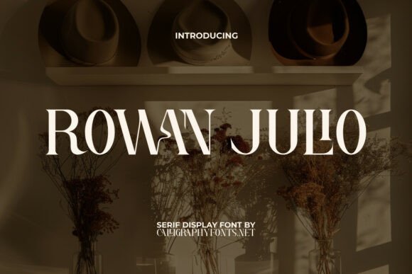 Rowan Julio Font for Web Design
