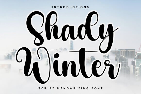 Shady Winter: A Stylish Font for Business Branding