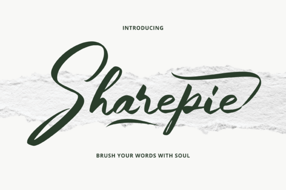 Sharepie: A Bold Script Font for Modern Marketing