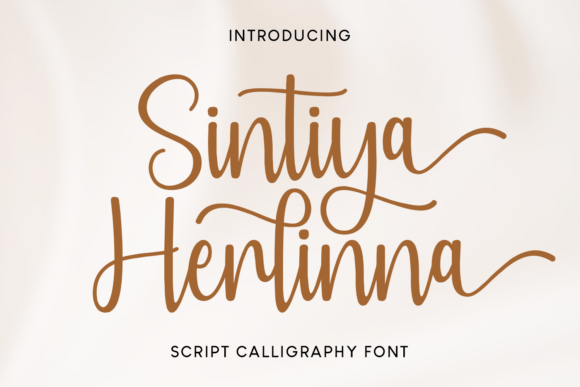 Sintiya Herlinna: A Refined Calligraphy Font