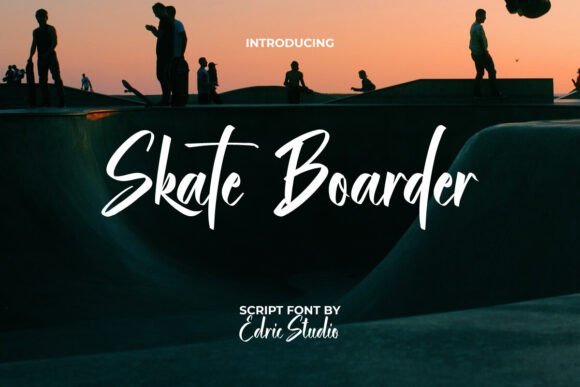 Skate Boarder Font for Bold Branding