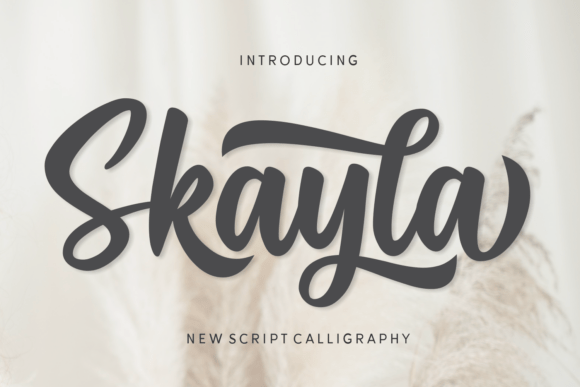 Skayla: A Bold Script Typeface
