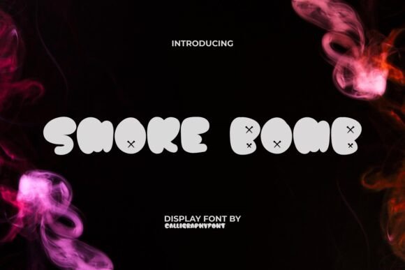 Smoke Bomb: A Bold Display Font