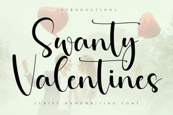 Swanty Valentines: A Stylish Handwritten Font