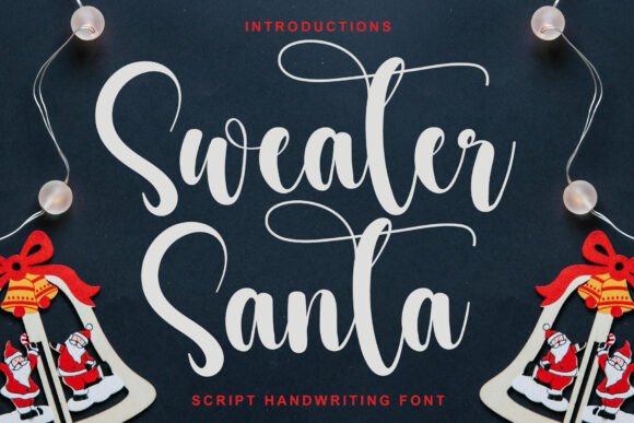 Sweater Santa Font: Stylish Script for Web Design