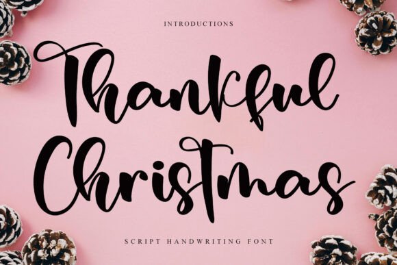 Thankful Christmas Font Review