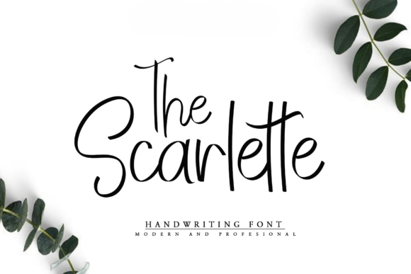 The Scarlette: A Stylish Handwritten Font