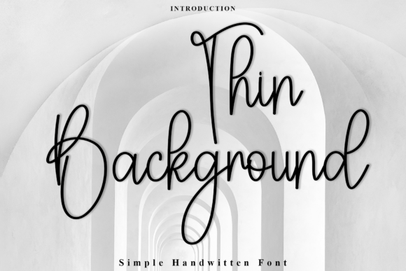 Thin Background Font Review