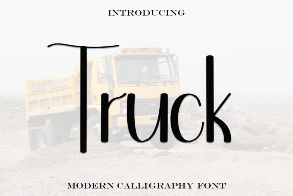 Truck: A Trendy Handwritten Font